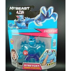 MrBeast Lab Stretchy Iconic Panther Action Figure 5+ Stretch 3x Size